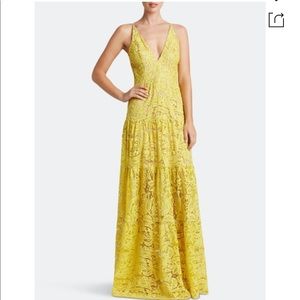 Yellow Dress The Population Melina Dress